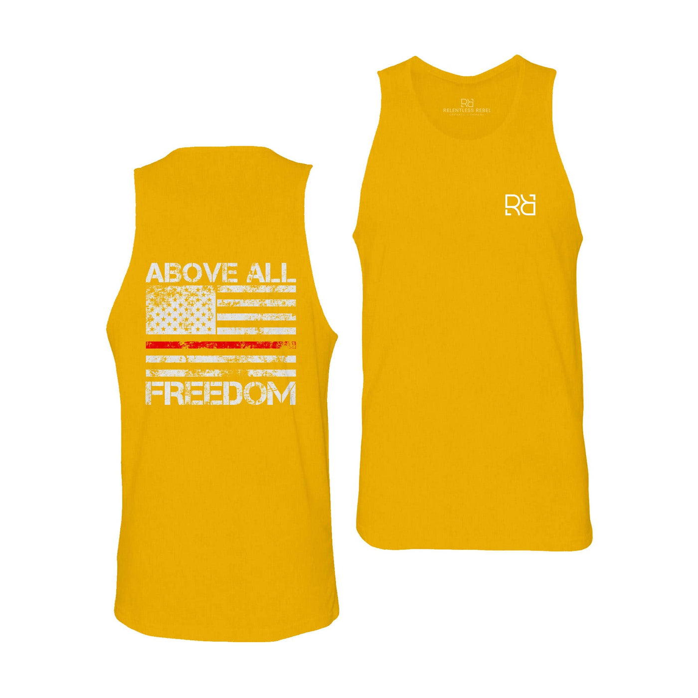 Gold Above All Freedom Men's Tank