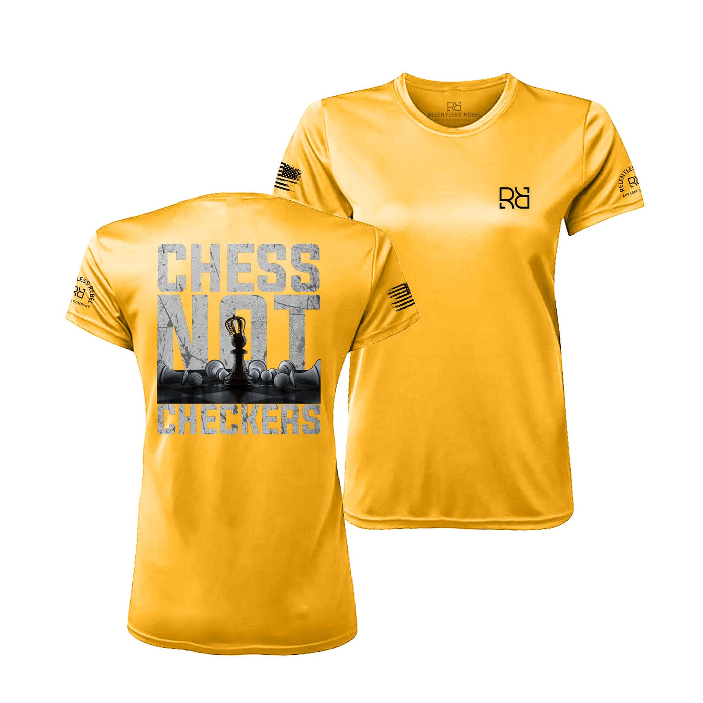 Gold Chess Not Checkers Women's Dry Fit