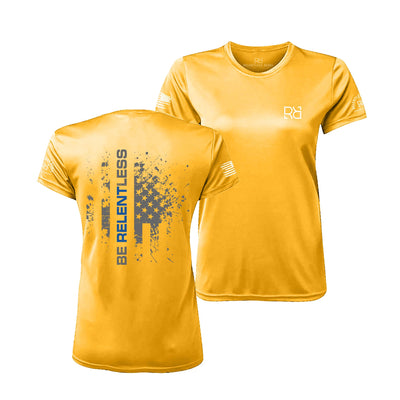 Gold Be Relentless Law Enforcement Edition Women's Dri Fit