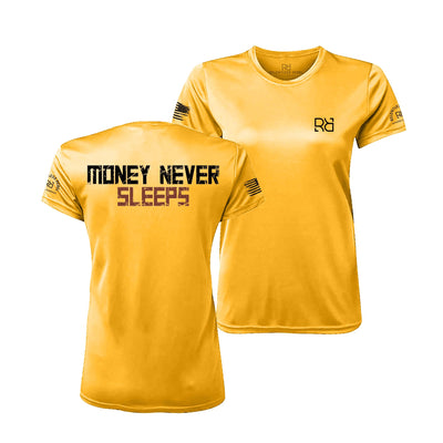 Gold Money Never Sleeps Women's Dri Fit