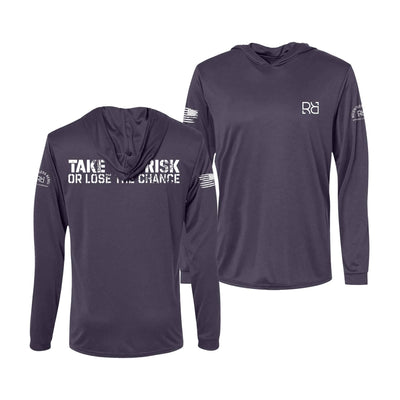 Graphite Take the Risk or Lose the Chance Men's Long Sleeve Dry Fit