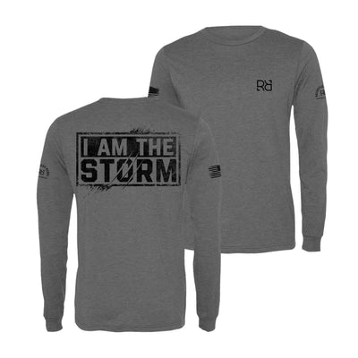 Grey I Am The Storm Long Sleeve Shirt