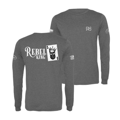 Grey Rebel King Men's Long Sleeve