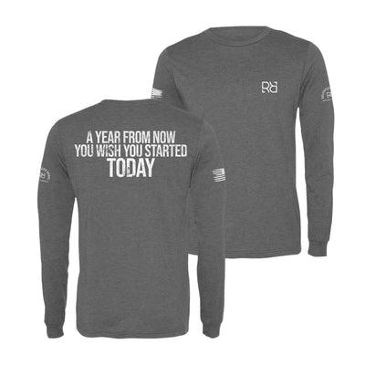Grey A Year From Now... Men's Long Sleeve Tee