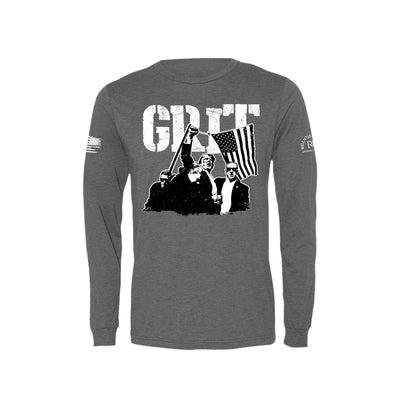 Grey GRIT DJT Men's Long Sleeve