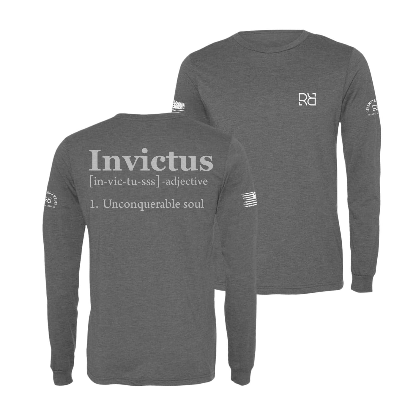 Grey Invictus Men's Dri Fit Long Sleeve