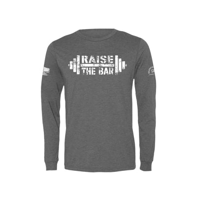 Grey Raise the Bar Men's Long Sleeve Tee