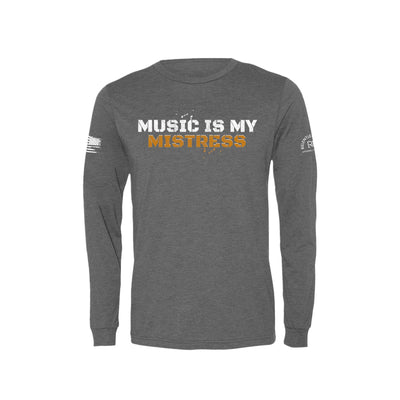 Grey Music is my Mistress Men's Long Sleeve Tee