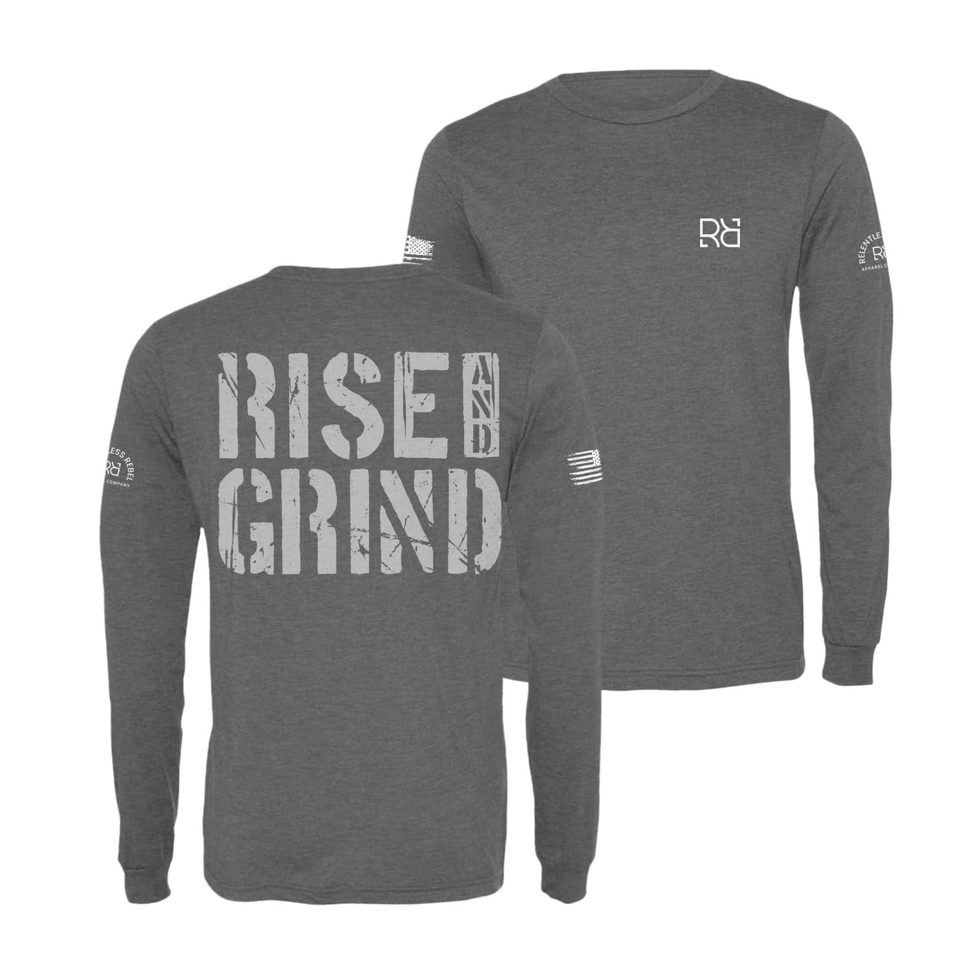 Grey Rise and Grind Long Sleeve Shirt