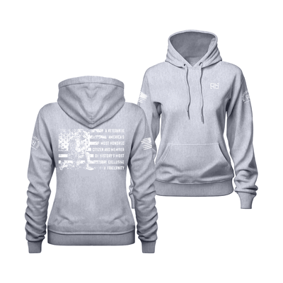 A Veteran... B&W | Women's Hoodie