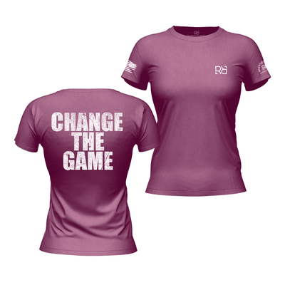 Change the Game Heather Magenta Women's Tee