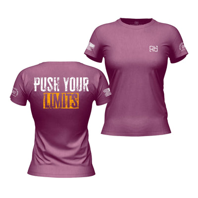 Push Your Limits Heather Magenta Women's Tee