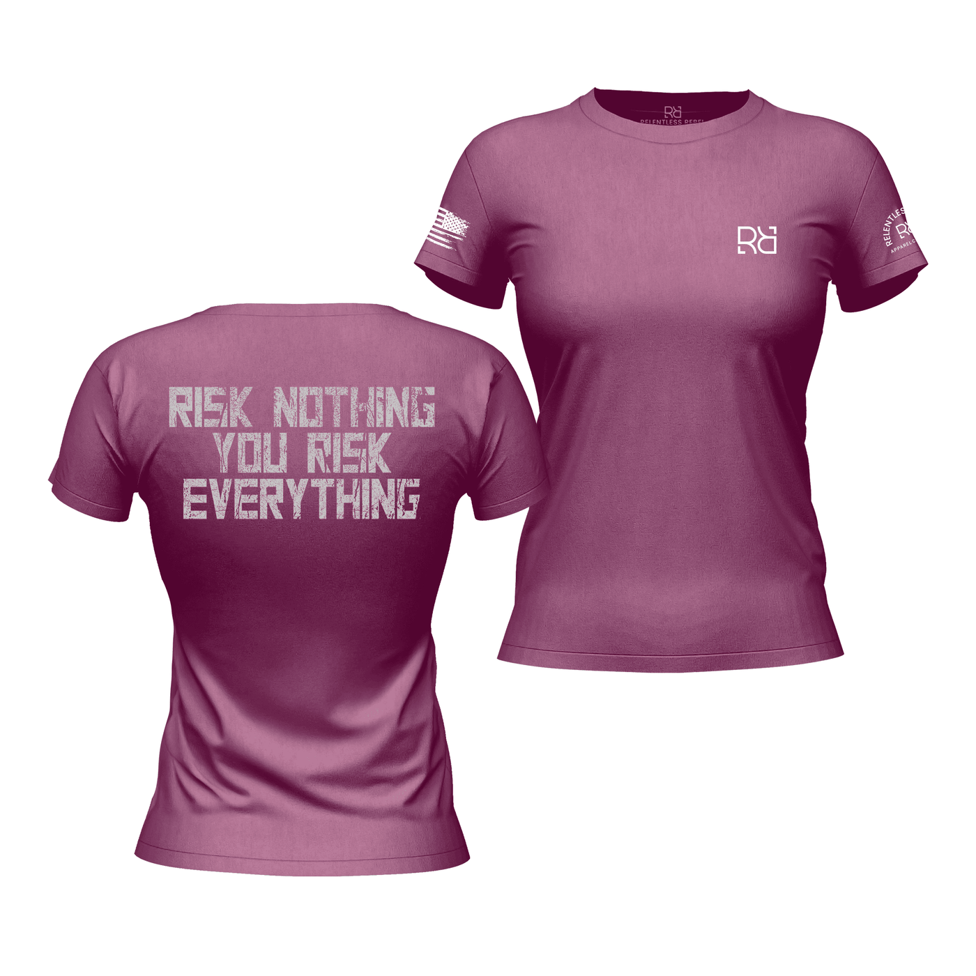 Risk Nothing Heather Magenta Women's Tee