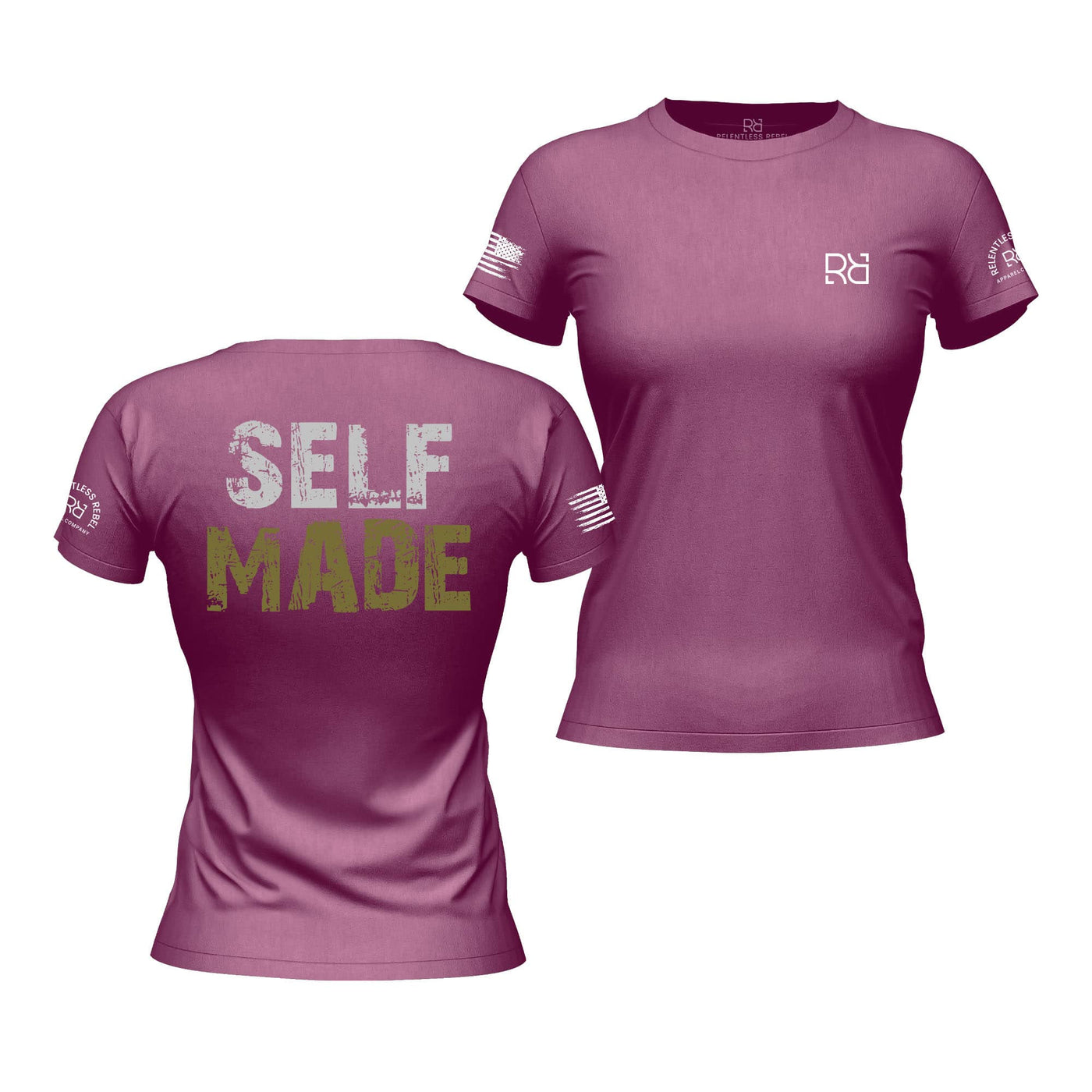 Self Made Heather Magenta Women's Tee