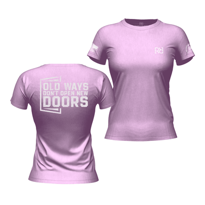 Old Ways Don't Open New Doors Heather Prism Lilac Women's Tee