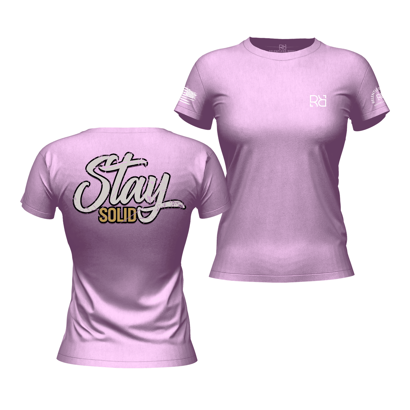 Stay Solid Heather Prism Lilac Women's Tee