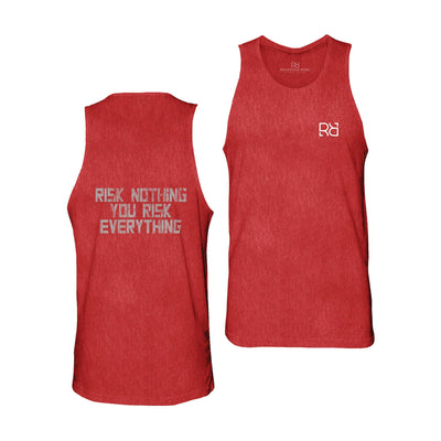 Red Risk Nothing You Risk Everything Men's Tank Top