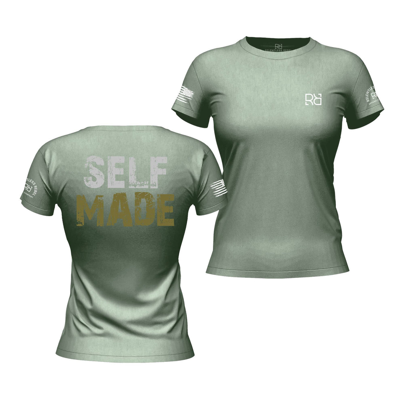 Self Made Heather Sage Women's Tee