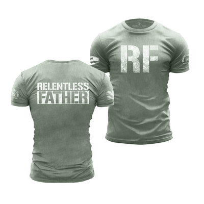 Heather Sage Relentless Father Men's Tee