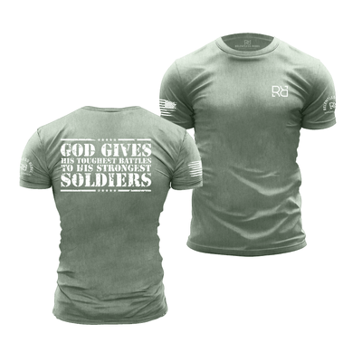 God Gives Heather Sage Men's Tee