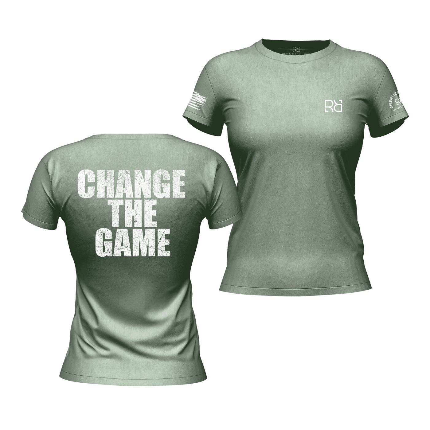 Change the Game Heather Sage Women's Tee