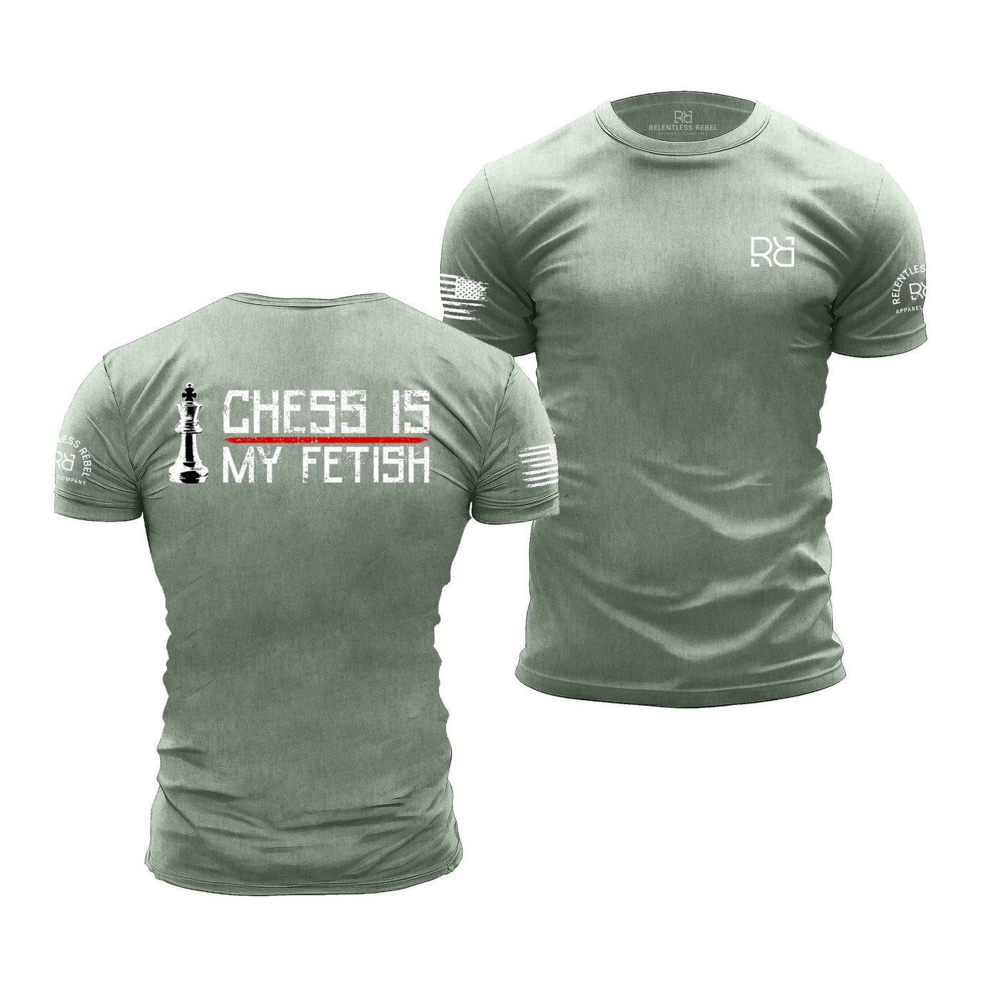 Chess in My Fetish Heather Sage Men's Tee