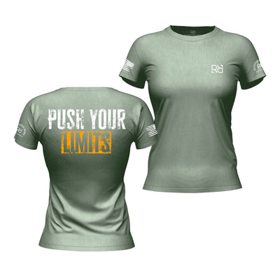 Push Your Limits Heather Sage Women's Tee