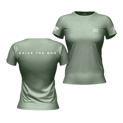 Raise the Bar Heather Sage Women's Tee