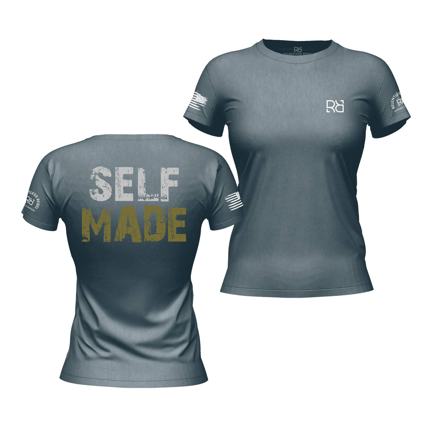 Self Made Heather Slate Women's Tee