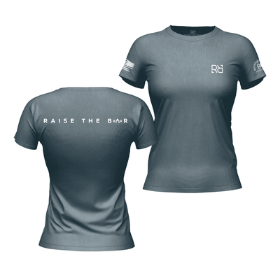 Raise the Bar Heather Slate Women's Tee