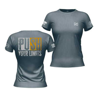 Push Your Limits Heather Slate Women's Tee