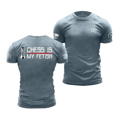 Chess in My Fetish Heather Slate Men's Tee