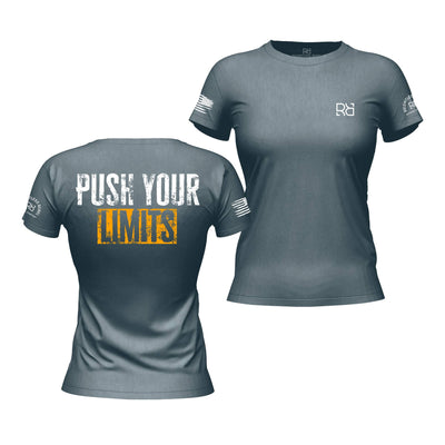 Push Your Limits Heather Slate Women's Tee