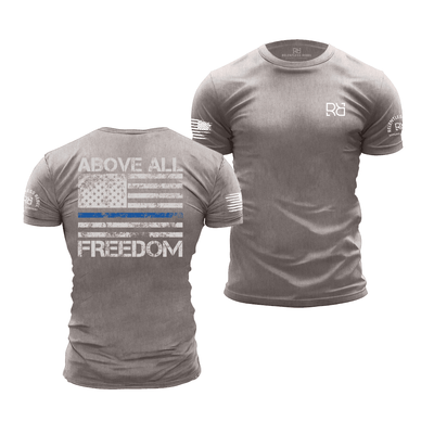 Above All Freedom Heather Stone Men's Tee