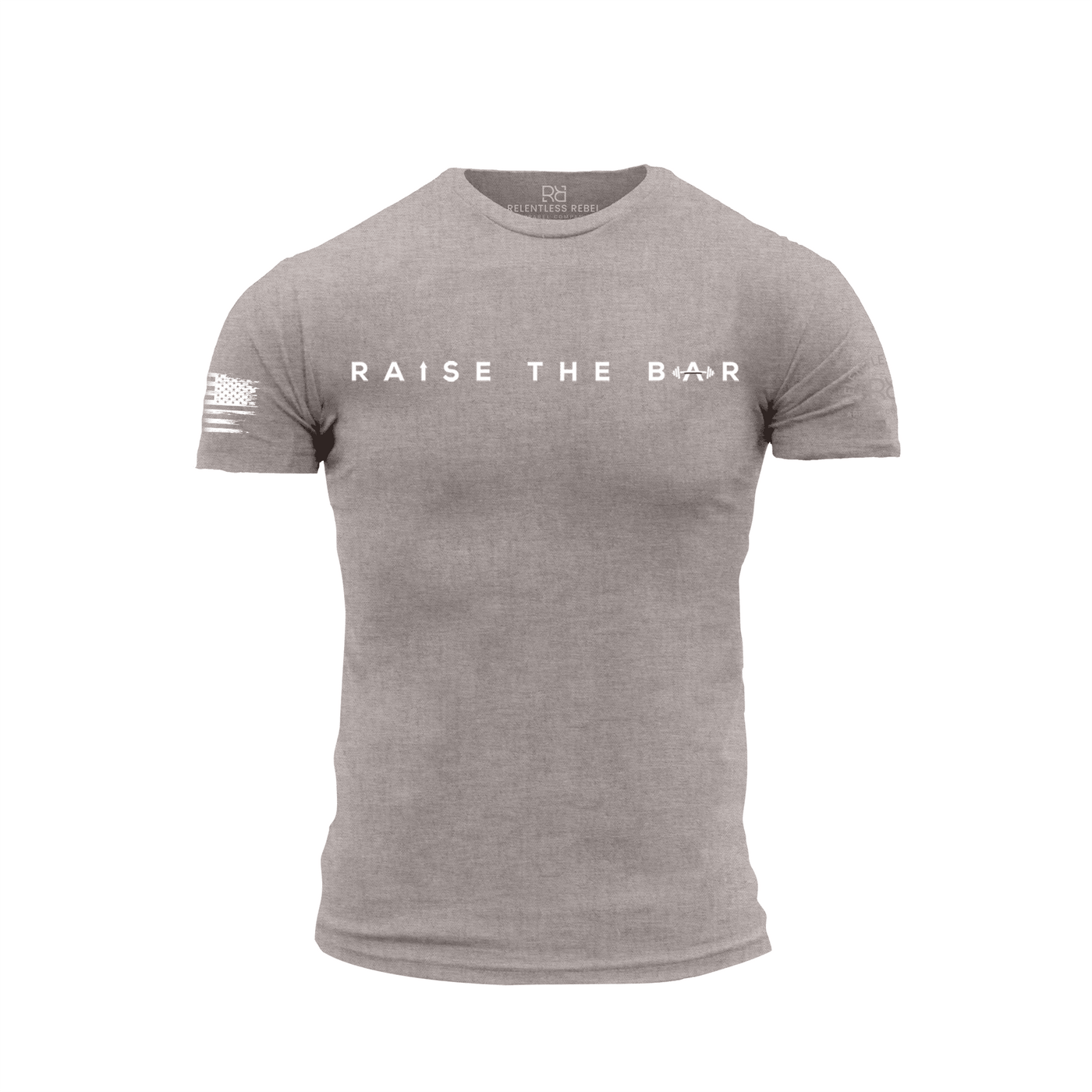 Heather Stone Men's Raise the Bar Front Design Tee