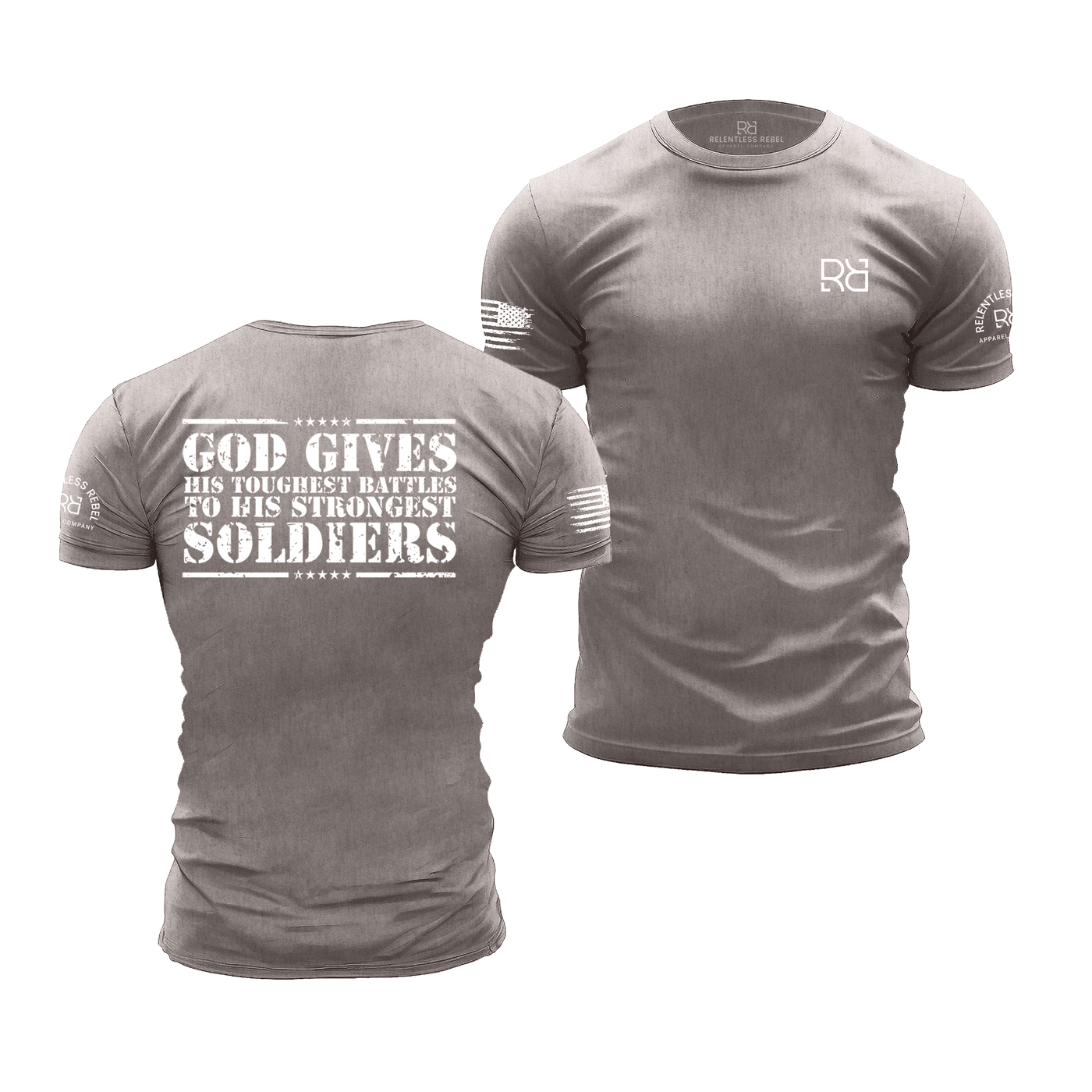 God Gives Heather Stone Men's Tee