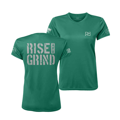 Hunter Green Rise and Grind Women's Dry Fit