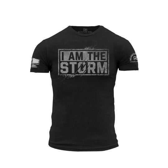 I Am The Storm® | 2 | Front | Premium Men's Tee – Relentless Rebel