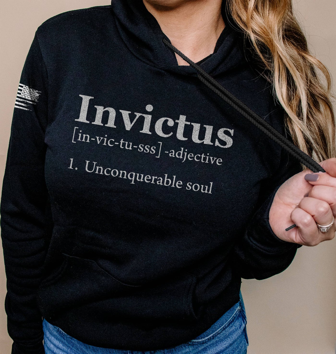 Black Invictus Women's Hoodie