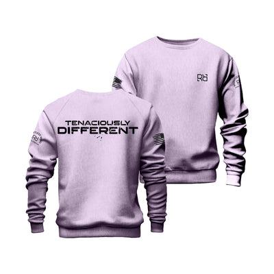 Lavender Tenaciously Different Crew Neck Sweatshirt