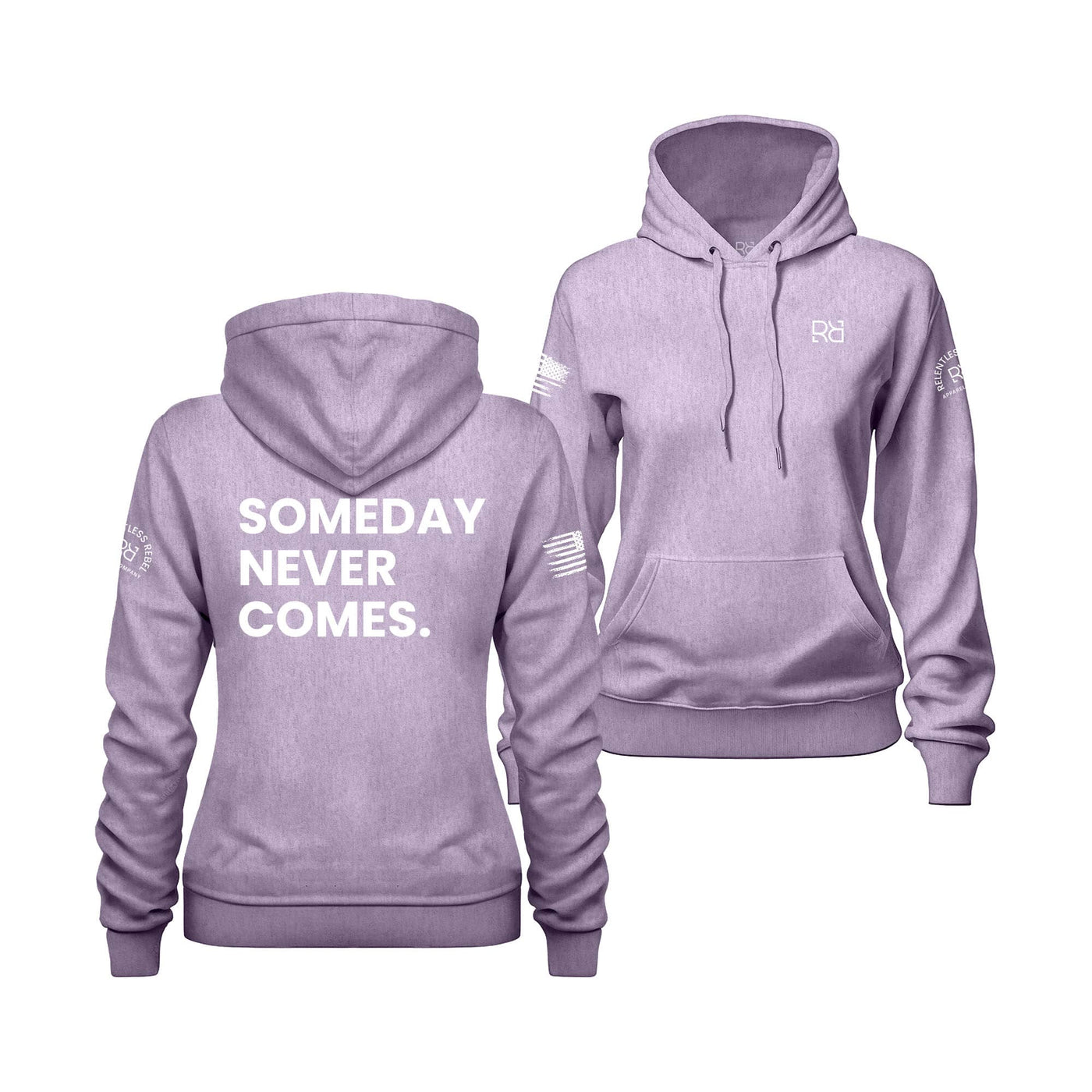 Lilac Someday Never Comes Women's Hoodie