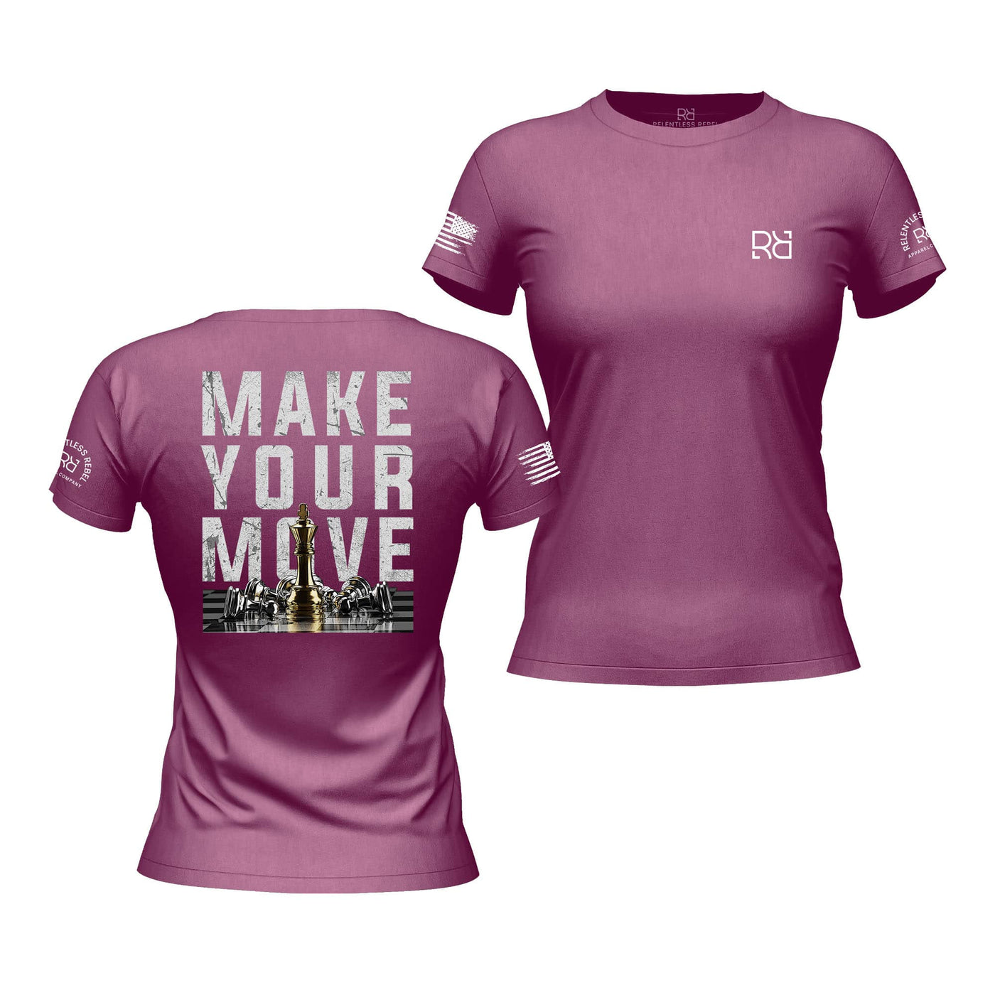 Make Your Move Heather Magenta Women's Tee