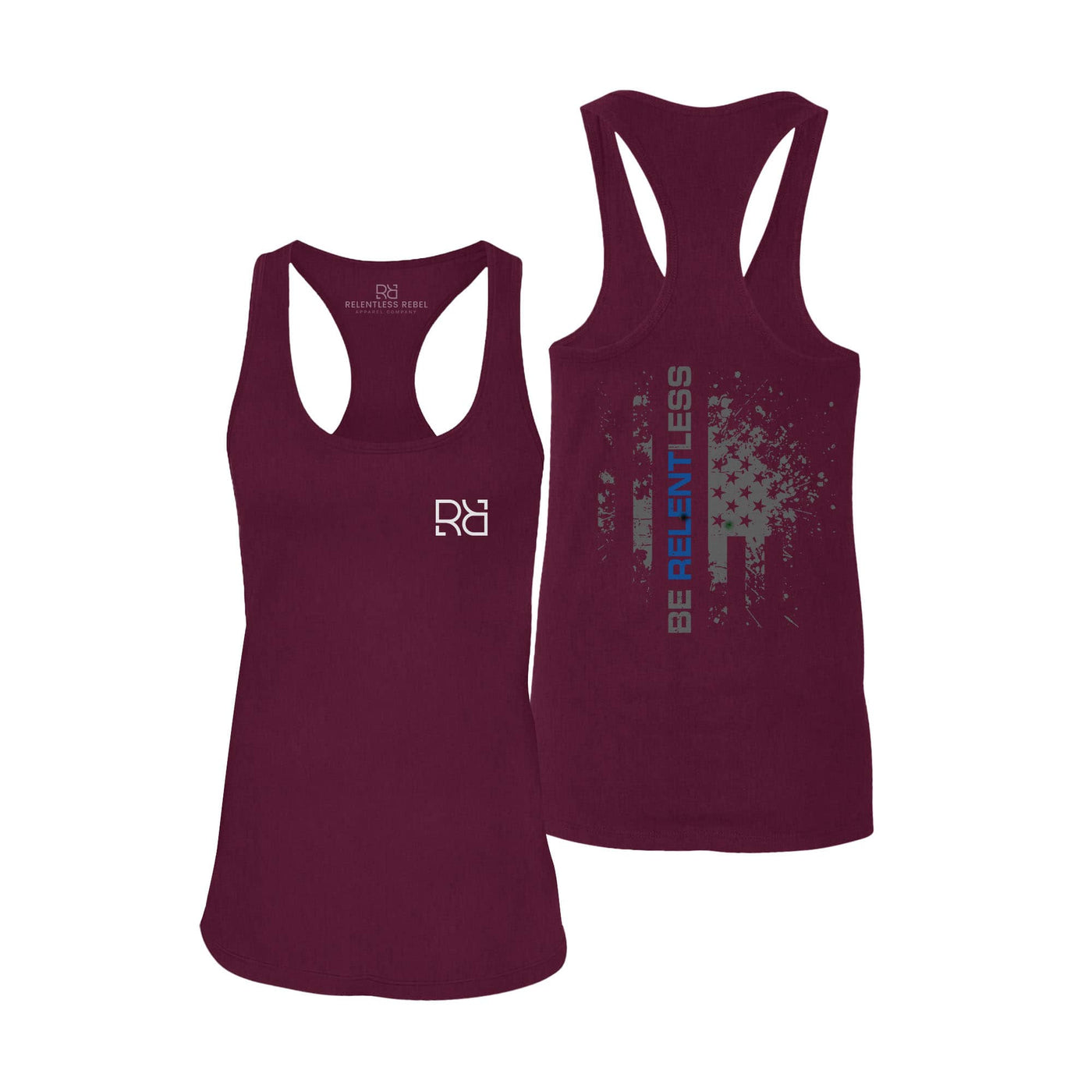 Be Relentless | Law Enforcement Edition | Women's Racerback Tank Top