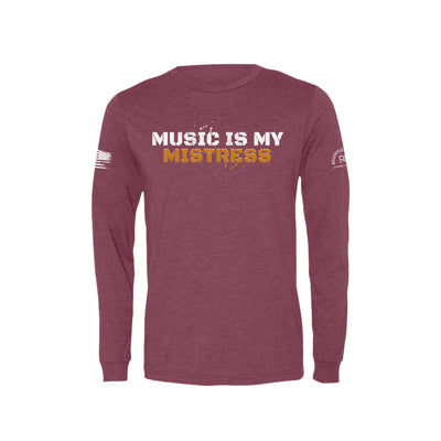 Maroon Music is my Mistress Men's Long Sleeve Tee