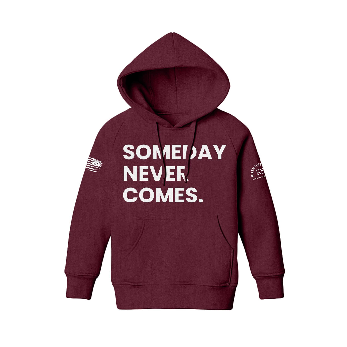 Maroon Someday Never Comes Youth Hoodie