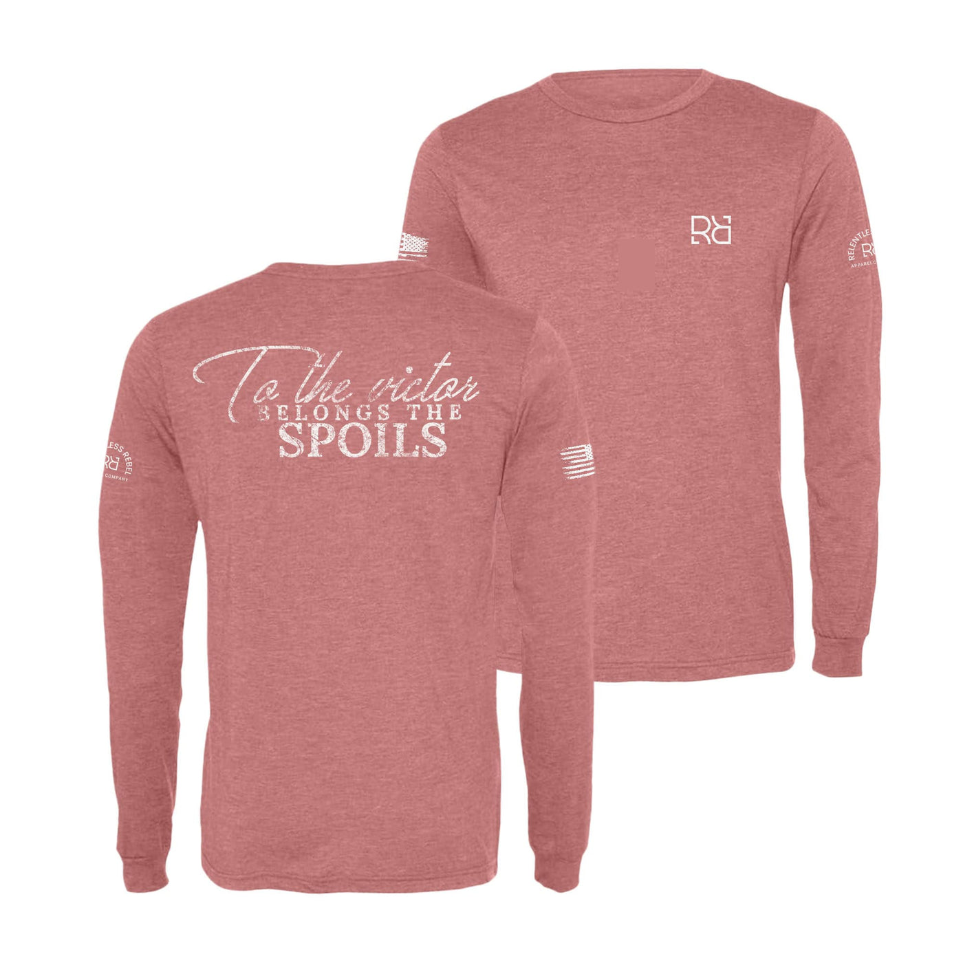 Mauve To The Victor Belongs the Spoils Men's Long Sleeve