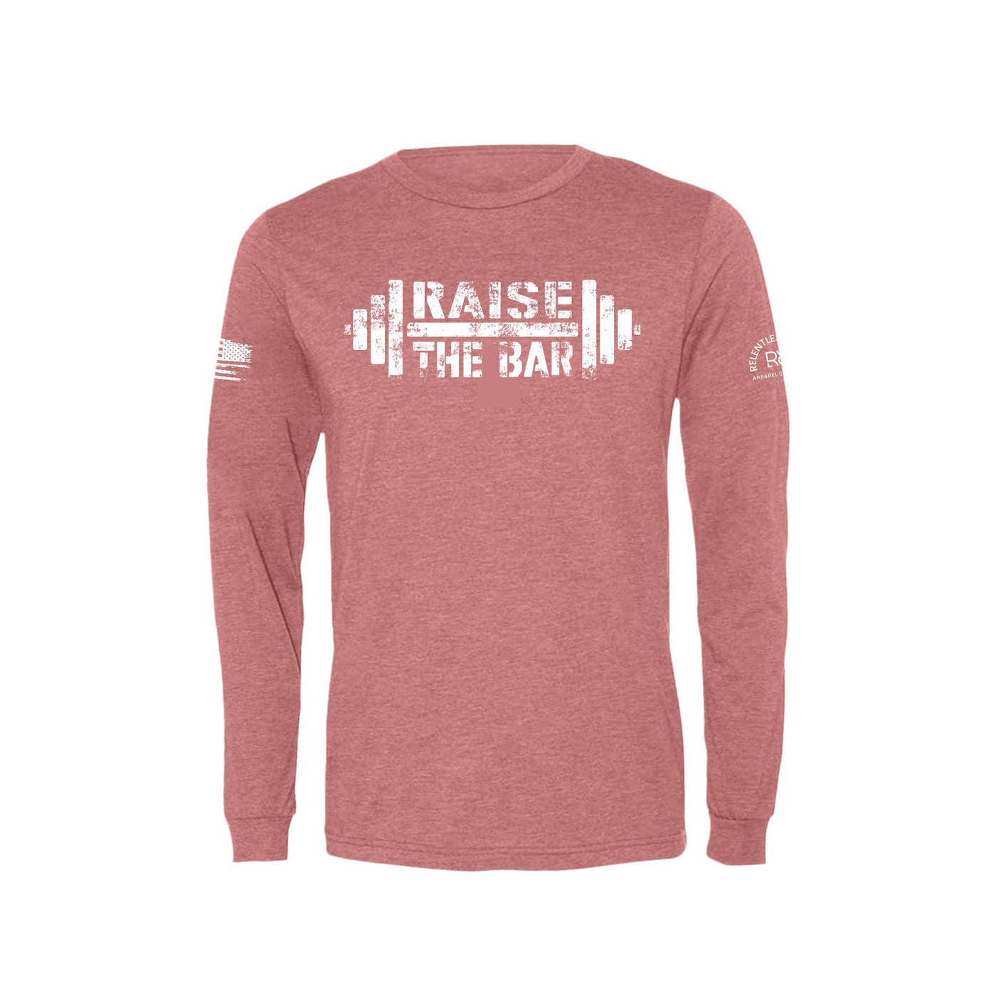 Mauve Raise the Bar Men's Long Sleeve Tee