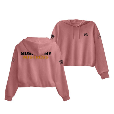 Muave Music is my Mistress Women's Cropped Hoodie