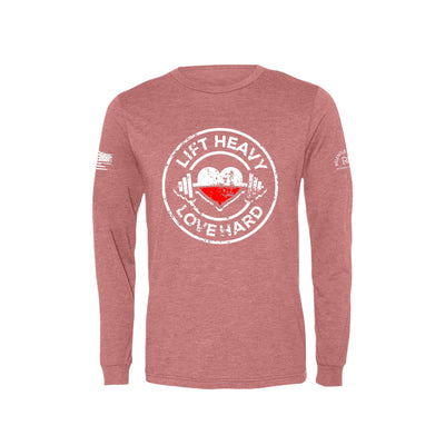 Mauve Lift Heavy Love Hard Men's Long Sleeve