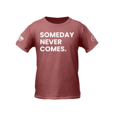 Mauve Someday Never Comes Youth Tee